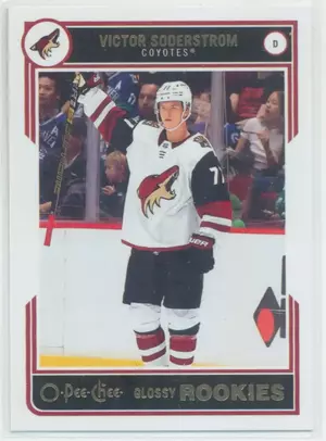 2020-21 UPPER DECK - VICTOR SODERSTROM #R-18 O-PEE-CHEE GLOSSY ROOKIES