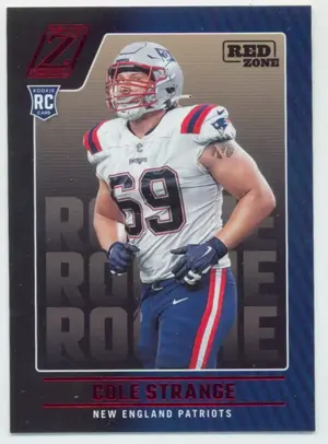 2022 Zenith - Cole Strange #173 Red Zone Parallel