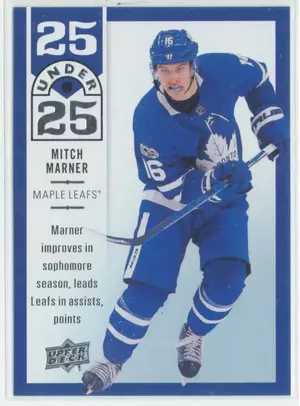 2018-19 UPPER DECK - MITCH MARNER #U25-22 25 UNDER 25