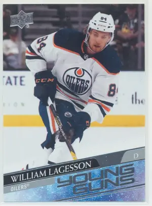 2020-21 UPPER DECK - WILLIAM LAGESSON #479 YOUNG GUNS
