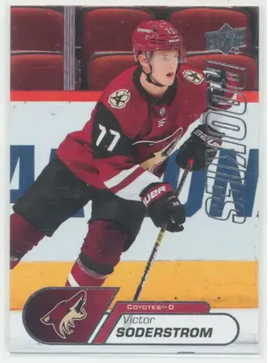 2020-21 UPPER DECK ROOKIE BOX SET - VICTOR SODERSTROM #17