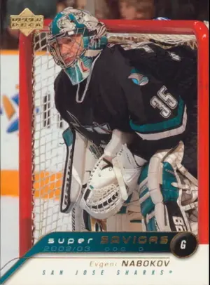 2002-03 UPPER DECK - EVGENI NABOKOV #SA12 SUPER SAVIORS
