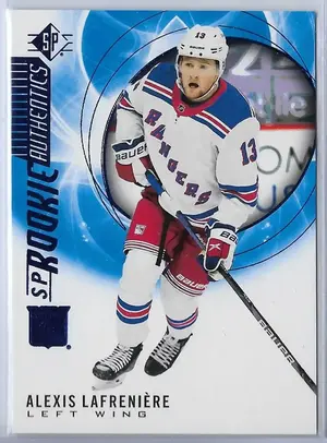 2020-21 SP (Rookie Authentics) Blue #101 Alexis Lafreniere