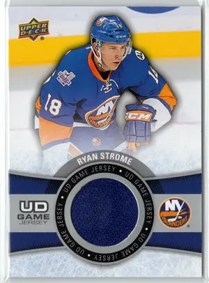 2015-16 UD Ryan Strome GU Jersey New York Islanders