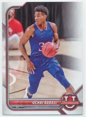 2021-22 Bowman University - Ochai Agbaji #87