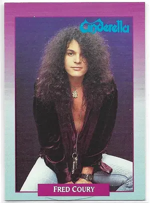 1991 Brockum Rock Cards #4 Fred Coury (Cinderella)