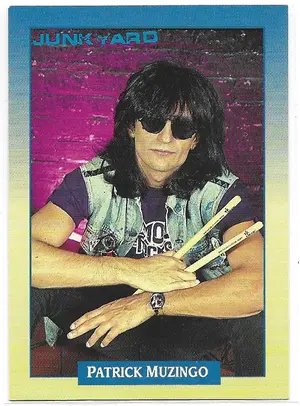 1991 Brockum Rock Cards #135 Patrick Muzingo (Junkyard)