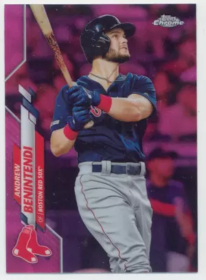 2020 Topps Chrome - Andrew Benintendi #57 Pink Refractor Parallel