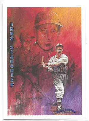 1993 Ted Williams Locklear Collection #LC7 Enos Slaughter (05645/30000)