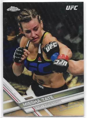 2017 Topps UFC Chrome Refractor #33 Miesha Tate