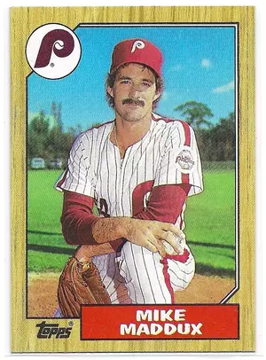 1987 Topps #553 Mike Maddux RC