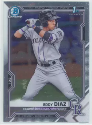 2020 Bowman - Eddy Diaz #BCP-33 Chrome Prospects
