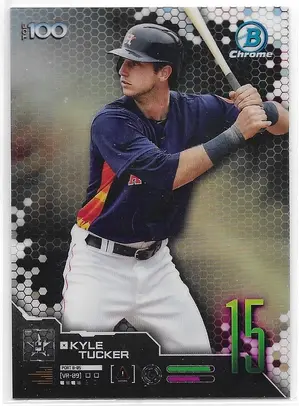 2019 Bowman Chrome Top 100 #BTP-15 Kyle Tucker