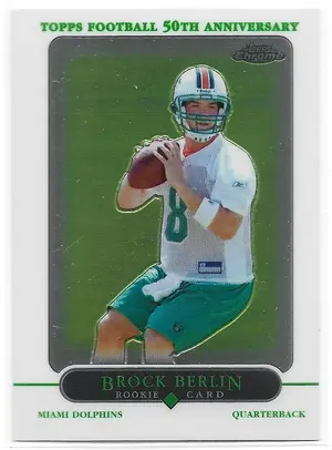 2005 Topps Chrome #206 Brock Berlin RC