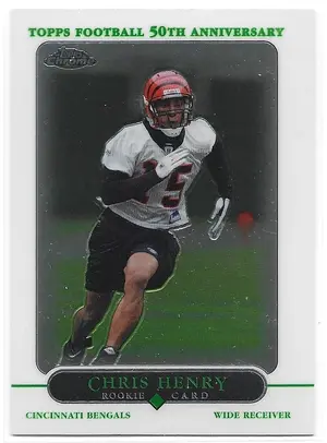 2005 Topps Chrome #236 Chris Henry RC