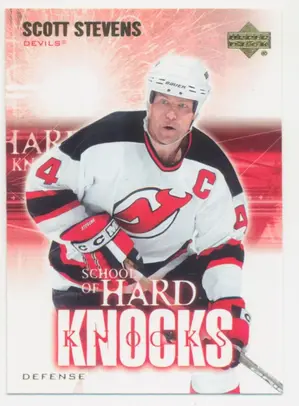 2003-04 UPPER DECK - SCOTT STEVENS #SHK2 SCHOOL OF HARD KNOCKS