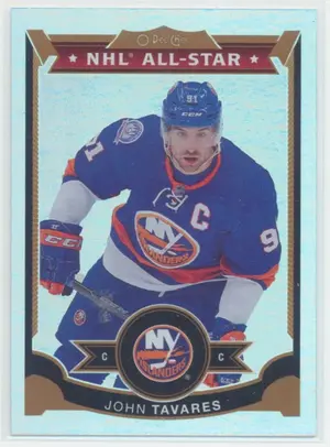 2015-16 O-PEE-CHEE - JOHN TAVARES #250 RAINBOW FOIL