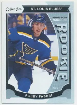 2015-16 UPPER DECK - ROBBY FABBRI #U24 MARQUEE ROOKIE O-PEE-CHEE UPDATE