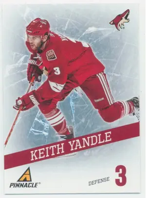 2011-12 PANINI PINNACLE - KEITH YANDLE #9 BREAKTHROUGH