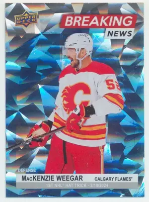 2024-25 UPPER DECK - MacKENZIE WEEGAR #BN-14 BREAKING NEWS