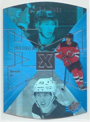 2023-24 UPPER DECK EXTENDED - LUKE HUGHES #SPX-15 1997-98 SPX HOLOVIEW RETROS