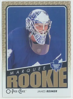 2009-10 O-PEE-CHEE - JAMES REIMER #782 MARQUEE ROOKIES