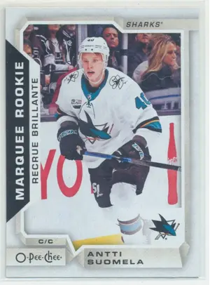 2018-19 O-PEE-CHEE - ANTTI SUOMELA #644 MARQUEE ROOKIE