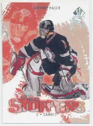 2000-01 SP AUTHENTIC - DOMINIK HASEK #SS1 SUPER STOPPERS