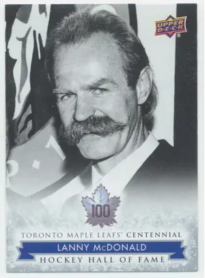 2017 TORONTO MAPLE LEAFS CENTENNIAL - LANNY McDONALD #164 HOCKEY HALL OF FAME SP!