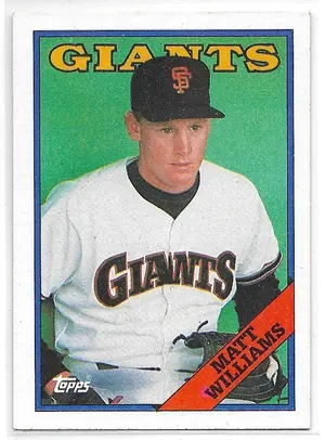 1988 Topps #372 Matt Williams RC