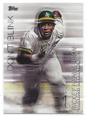 2018 Topps Update Don't Blink #DB-1 Rickey Henderson