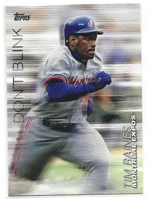 2018 Topps Update Don't Blink #DB-2 Tim Raines