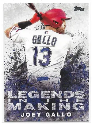 2018 Topps Update Legends in the Making #LITM-16 Joey Gallo