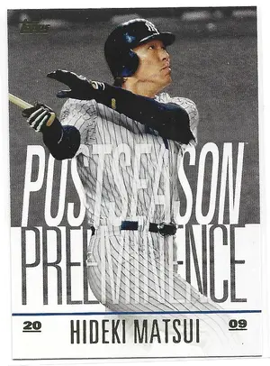 2018 Topps Update Postseason Preeminence #PO-14 Hideki Matsui