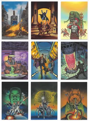 1995 FPG David Mattingly Fantasy Art Cards - Complete 90-card Set