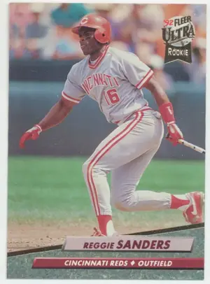 1992 Fleer Ultra - Reggie Sanders #486 Rookie