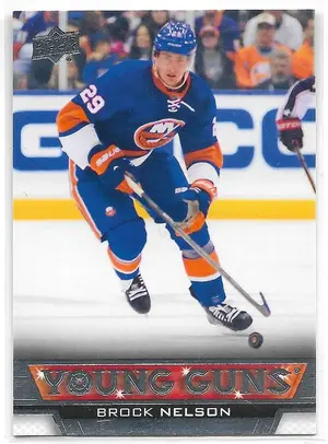 2013-14 Upper Deck #204 Brock Nelson RC (Young Guns)