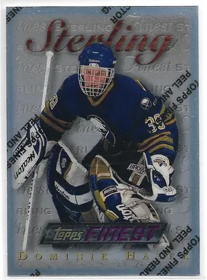 1995-96 Finest #90 Dominik Hasek (Silver, Sterling)