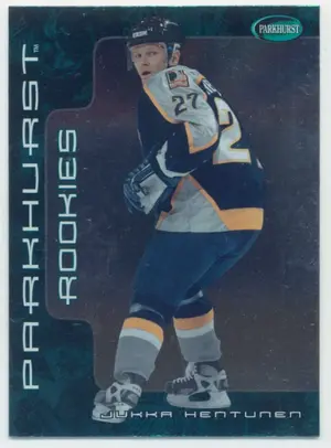 2001-02 PARKHURST - JUKKA HENTUNEN #307 ROOKIES