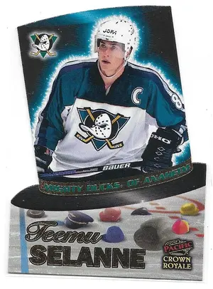 1997-98 Crown Royale Hat Tricks #2 Teemu Selanne