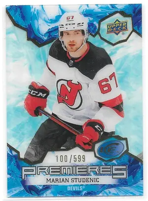 2021-22 Ice Blue #153 Marian Studenic RC (100/599) (Ice Premieres)