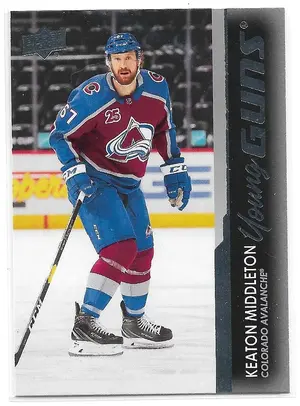 2021-22 Upper Deck #211 Keaton Middleton RC (Young Guns)
