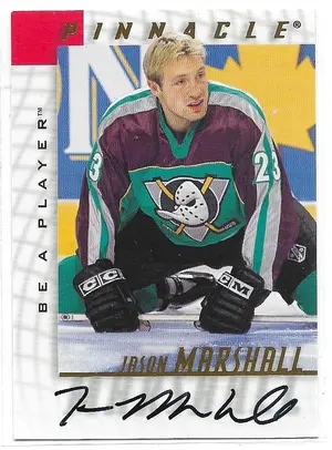 1997-98 Be A Player Autographs #54 Jason Marshall