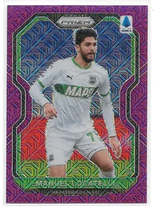2020-21 Prizm Serie A Purple Mojo #1 Manuel Locatelli