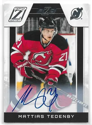 2010-11 Zenith #193 Mattias Tedenby RC (597/999)