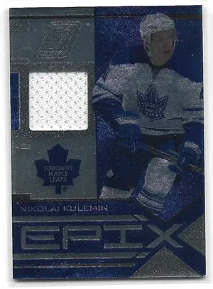 2010-11 Zenith Epix Materials #28 Nikolai Kulemin (020/100)