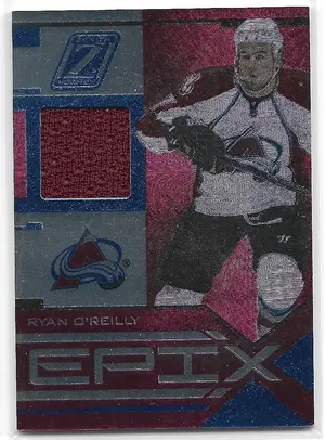 2010-11 Zenith Epix Materials #43 Ryan O'Reilly (051/100)