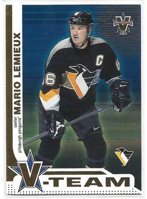 2001-02 Vanguard V-Team #17 Mario Lemieux