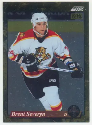 1993-94 SCORE (CDN) - BRENT SEVERYN #652 GOLD RUSH