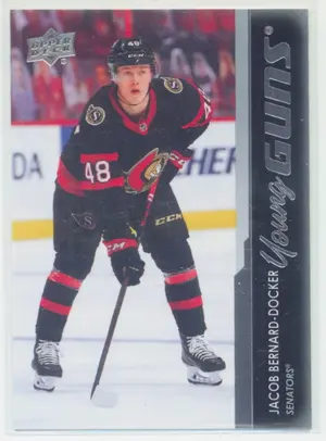 2021-22 UPPER DECK - JACOB BERNARD-DOCKER #495 YOUNG GUNS